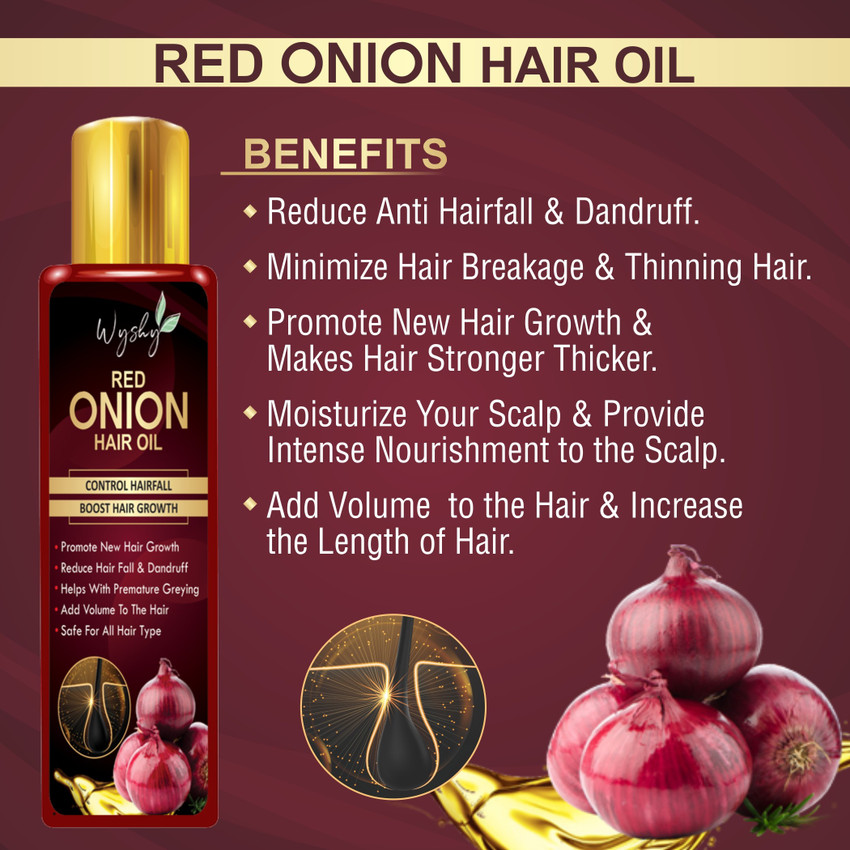 Red onion hair oil sale
