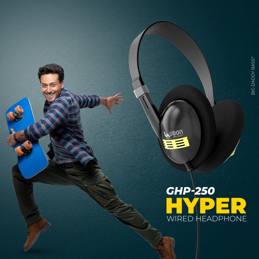 Ubon Wired Headphone GHP 250 Hyper Series With Inbulit Mic 30