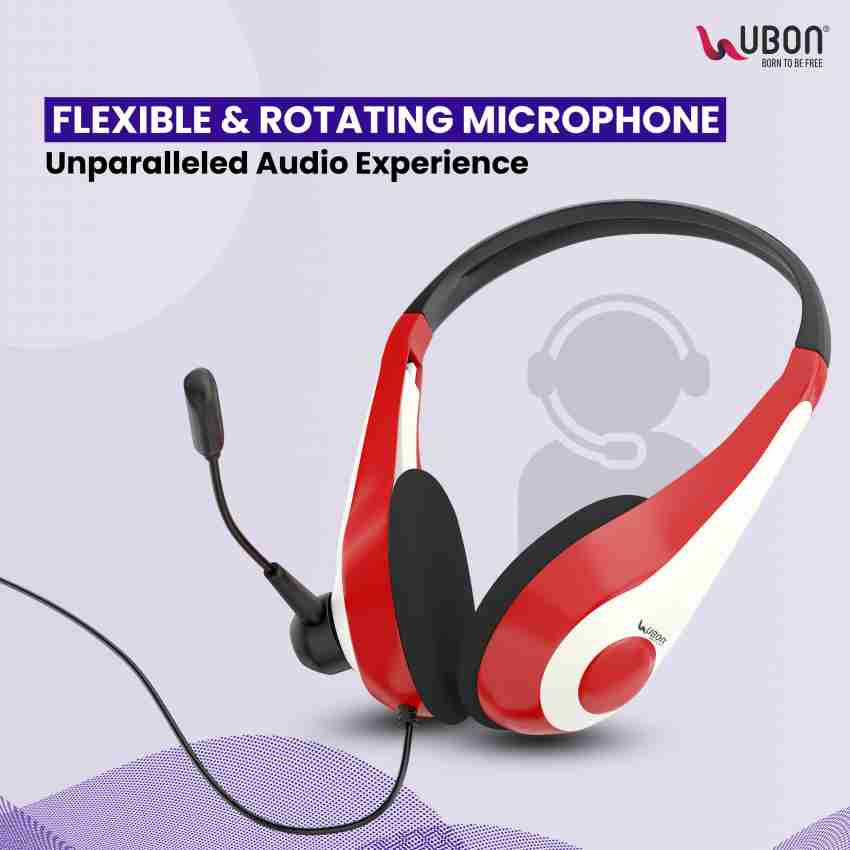 Ubon Computer Headphone U 1460 with Flexible Mic Wired Price in India Buy Ubon Computer Headphone U 1460 with Flexible Mic Wired Online Ubon Flipkart