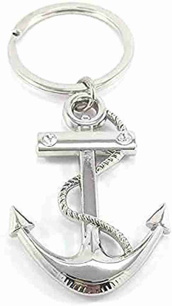Spotlight Silver Anchor Rope Design Keychain for Men and Women Key Chain Price in India Buy Spotlight Silver Anchor Rope Design Keychain for Men and Women Key Chain online