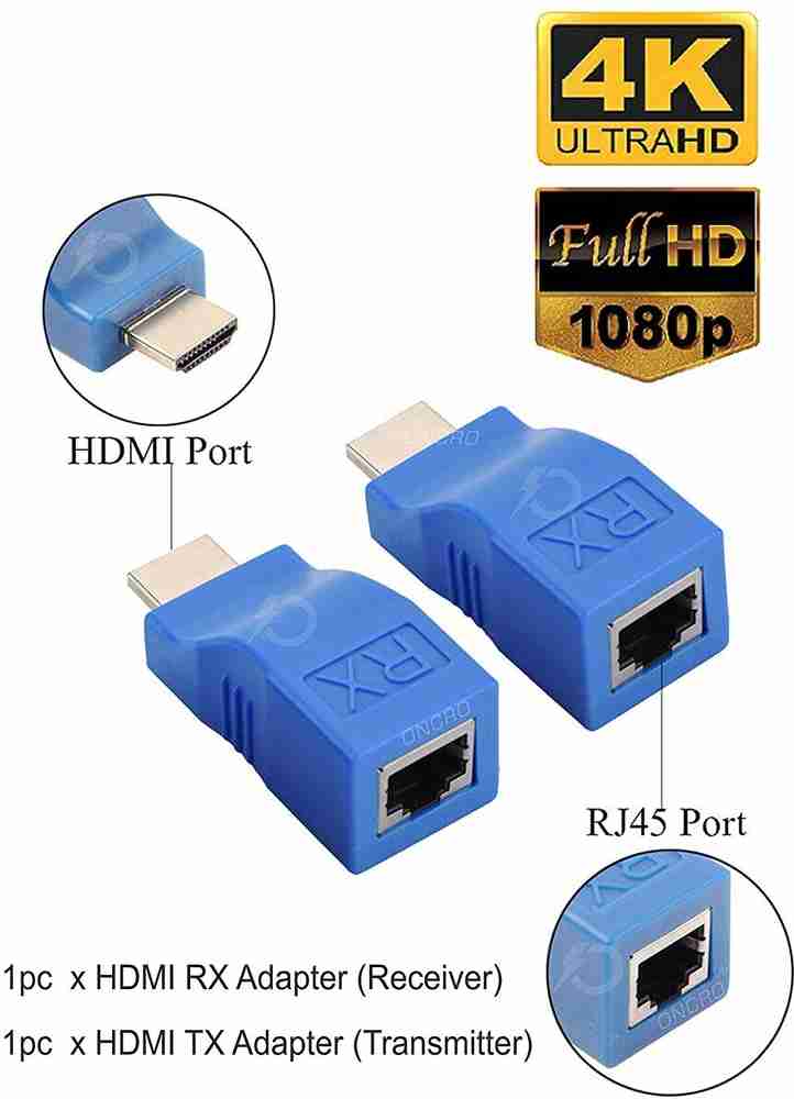 Hdmi usb on sale lan extender