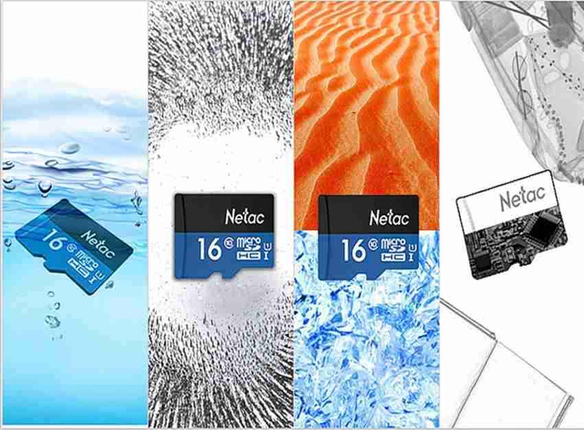 Carte Micro SD / TF Netac P500 128GB, bleu