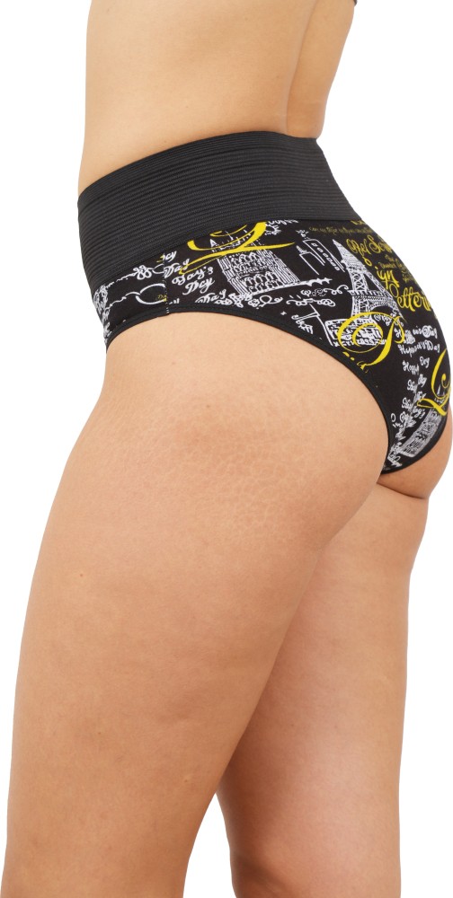 SUPERMAN All Over Print Black Lace Womens Underwear Panties