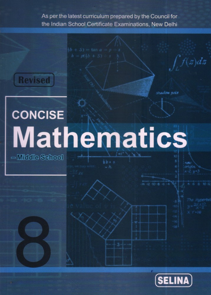 Selina ICSE Concise Mathematics For Class (Examination, 48% OFF