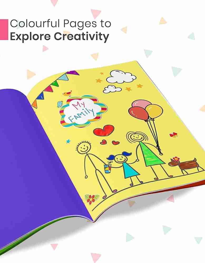 Scrapbook cover page idea for kids  Scrapbook cover, Kids scrapbook,  Creative book cover designs