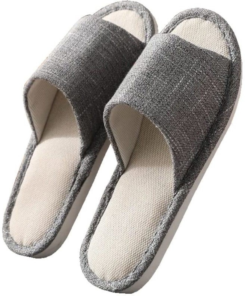 ILU Men Slipper for Men s Flip Flops Winter Slides Home Open Toe