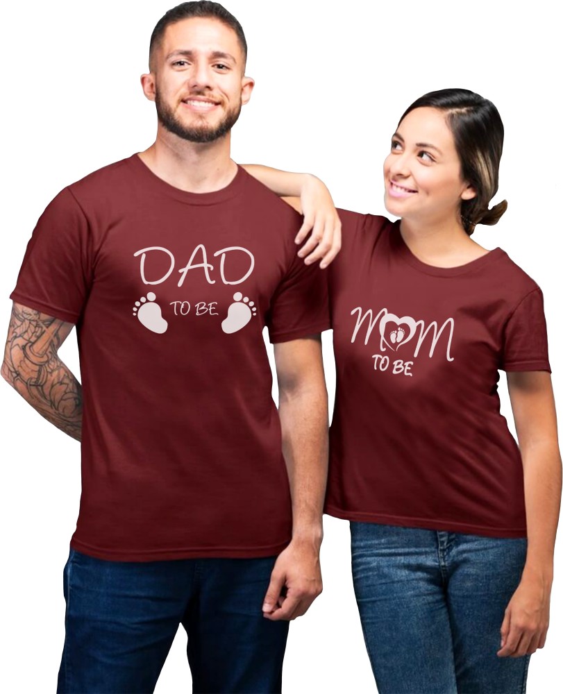 couple shirt maroon