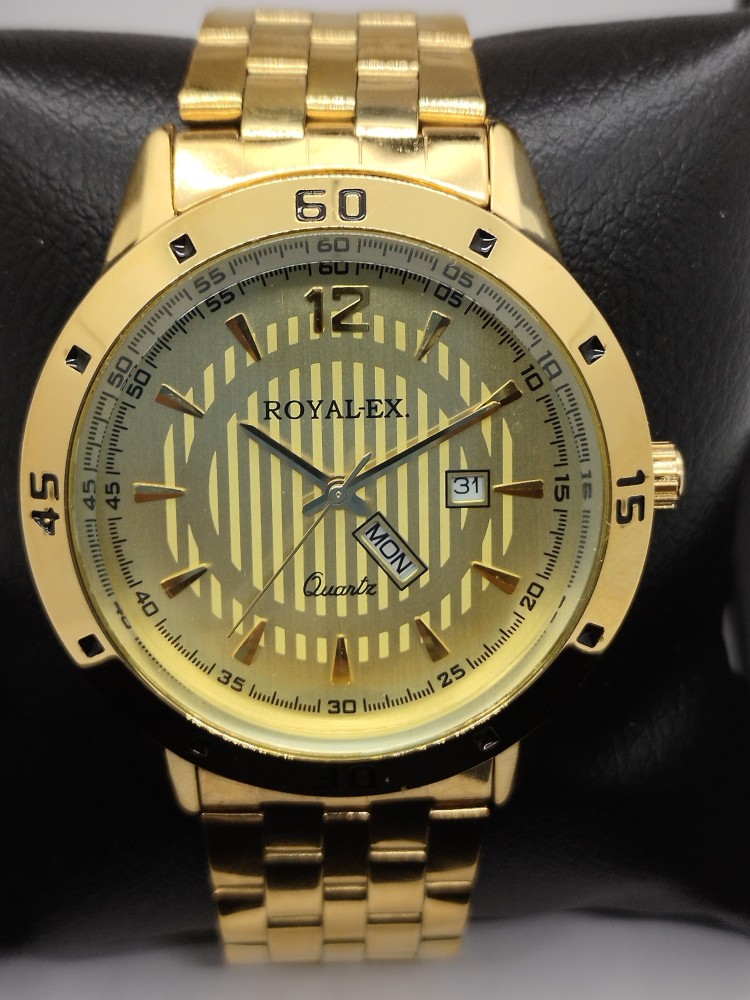 Sonex watch sale golden