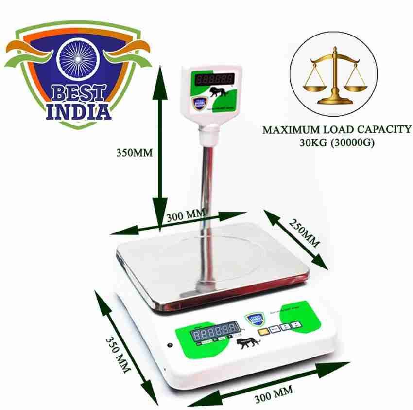 Activa 20kg Weighing Scale Pole Display Weight Machine For 46 Off