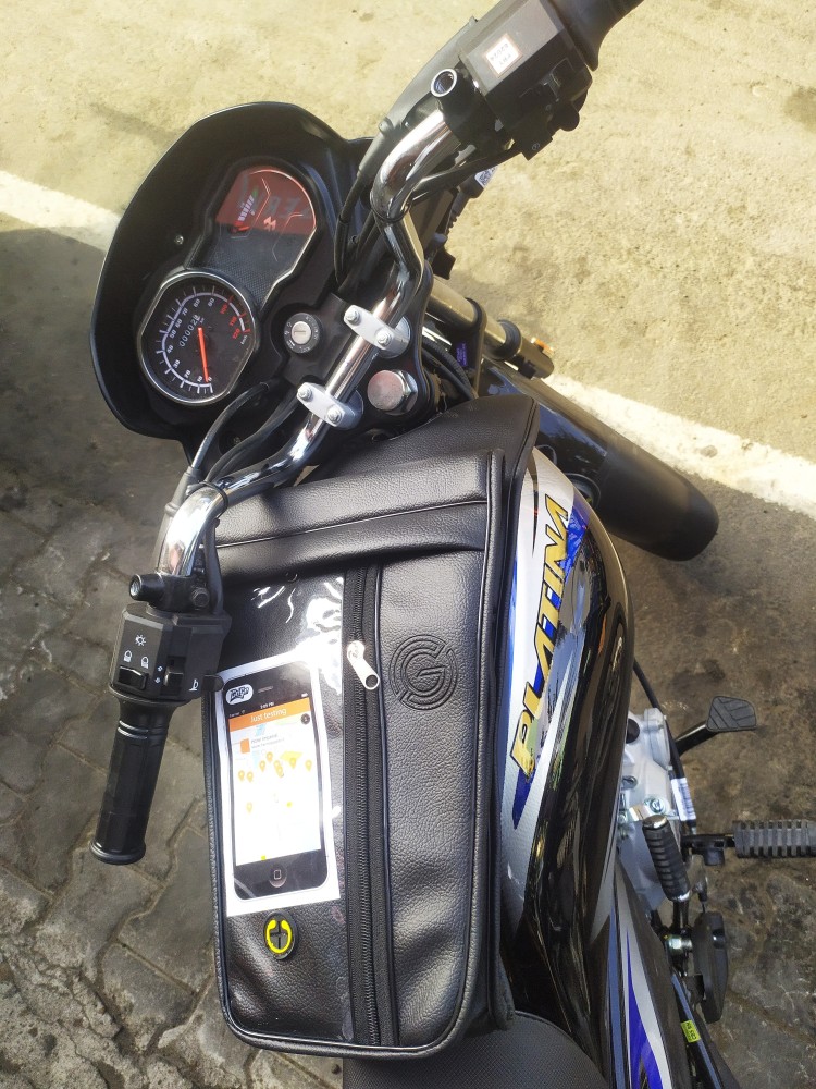 Bike tank cover with cheap mobile pouch