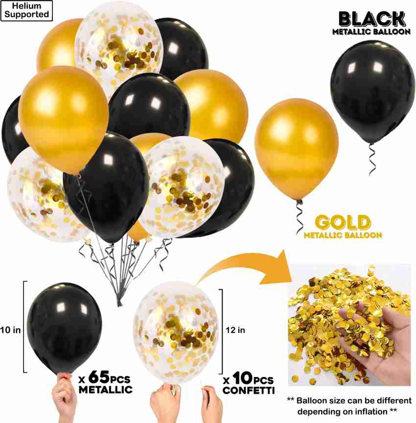 Prihit 85 PCS Black Gold and Silver Balloon Garland Arch Kit for Birthday  Decoration Price in India - Buy Prihit 85 PCS Black Gold and Silver Balloon  Garland Arch Kit for Birthday
