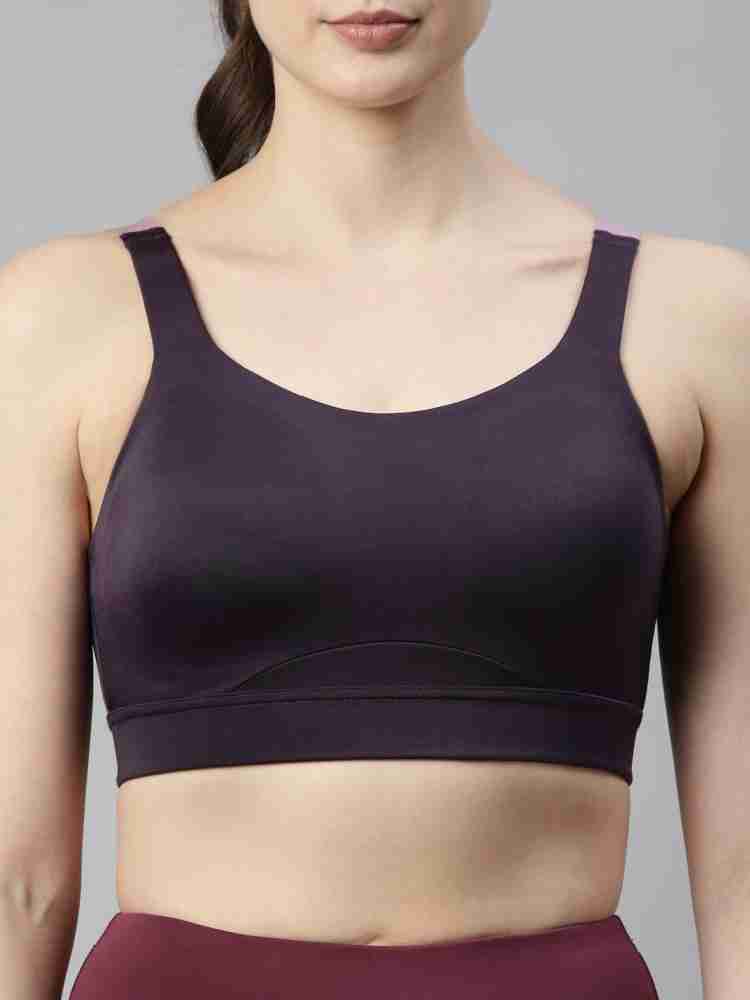 Enamor SB18 Women's Synthetic Convertible Back High Impact Sports Bra -  Padded Nod Wired Full Coverage(SB18