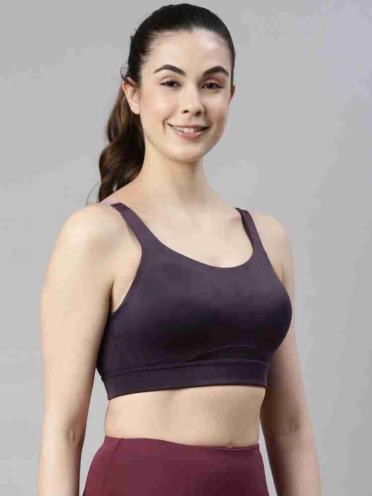 Buy Enamor Full Coverage, Wirefree SB18 Convertible Back High-Impact Women  Sports Heavily Padded Bra Online at Best Prices in India