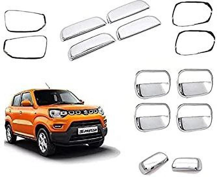 junior Exterior Chrome Accessories Combo Kit For Maruti S presso Spresso Set of 14 Pcs Chrome Maruti S Presso Vxi Side Garnish Price in India Buy junior Exterior Chrome Accessories Combo Kit For