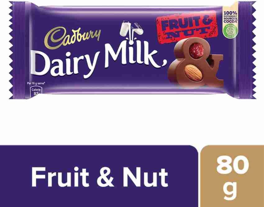 Cadbury Dairy Milk Silk Fruit & Nut Chocolate Bar 80g Bars Price