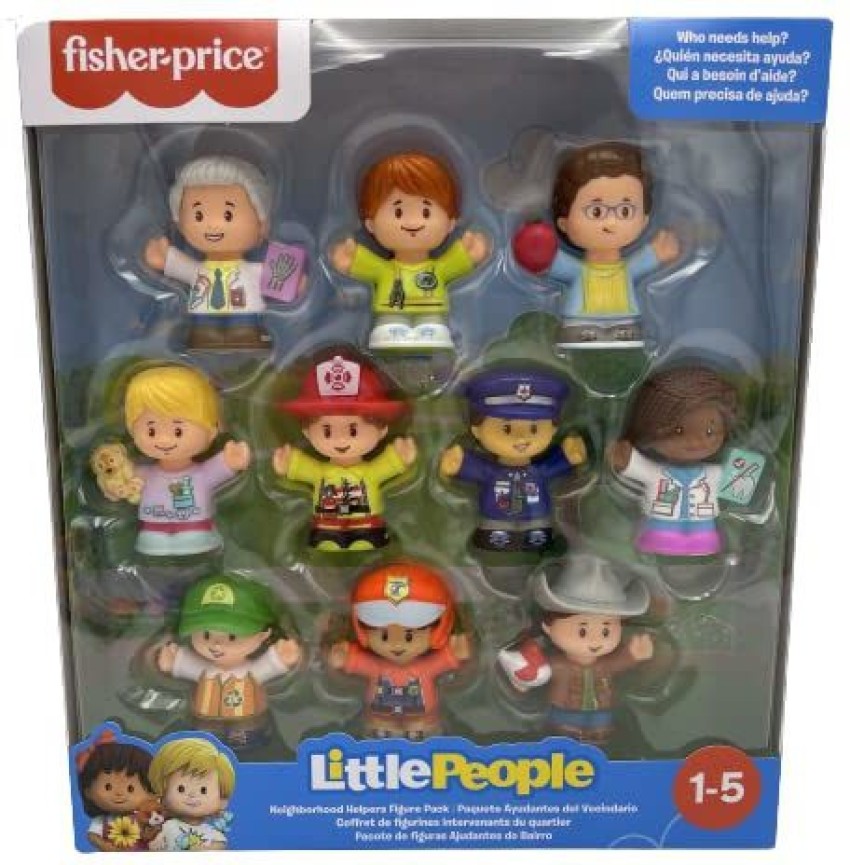 FISHER-PRICE Little People Neighborhood Helpers Figure 10-Pack