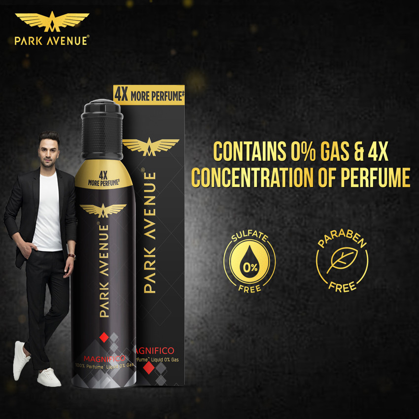 PARK AVENUE Magnifico long lasting premium perfume Deodorant Spray