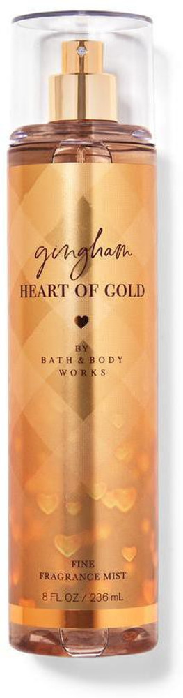 BATH BODY WORKS Gingham Heart of Gold New Fine Fragrance Body