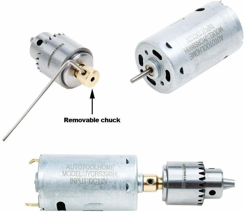 Gadariya King DC Motor 12V 12000RPM Lathe Press With Miniature