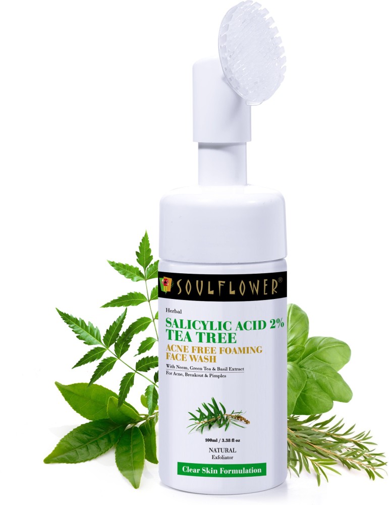 Soulflower Salicylic Acid 2 Tea Tree with Green Tea Neem Basil