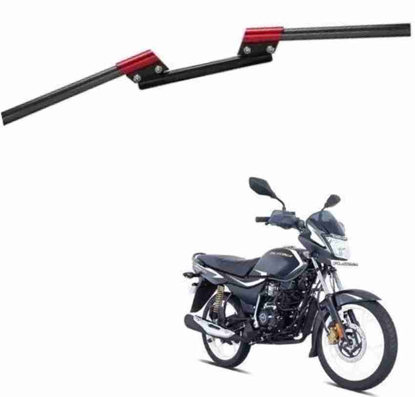 AUTOGARH Universal Red Black Handle Bar for Bajaj Platina 100 DTS