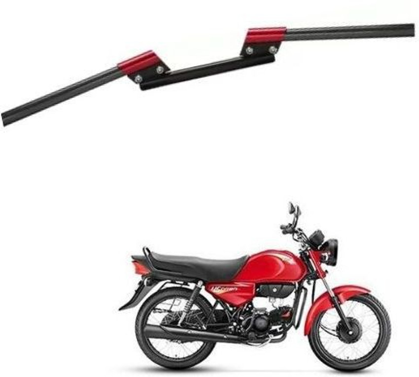 AUTOGARH Universal Motorcycle Red Black Handle Bar for Hero HF