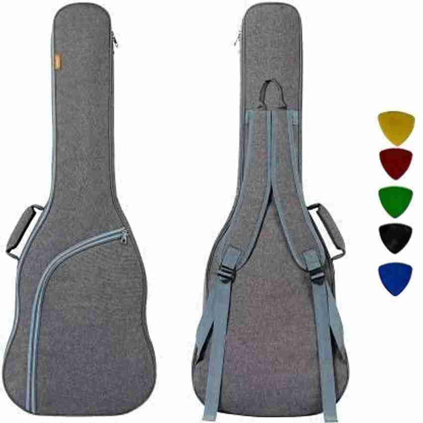BLUE PANTHERS Heavy Padded Guitar Bag with Gray Color Cover Fender