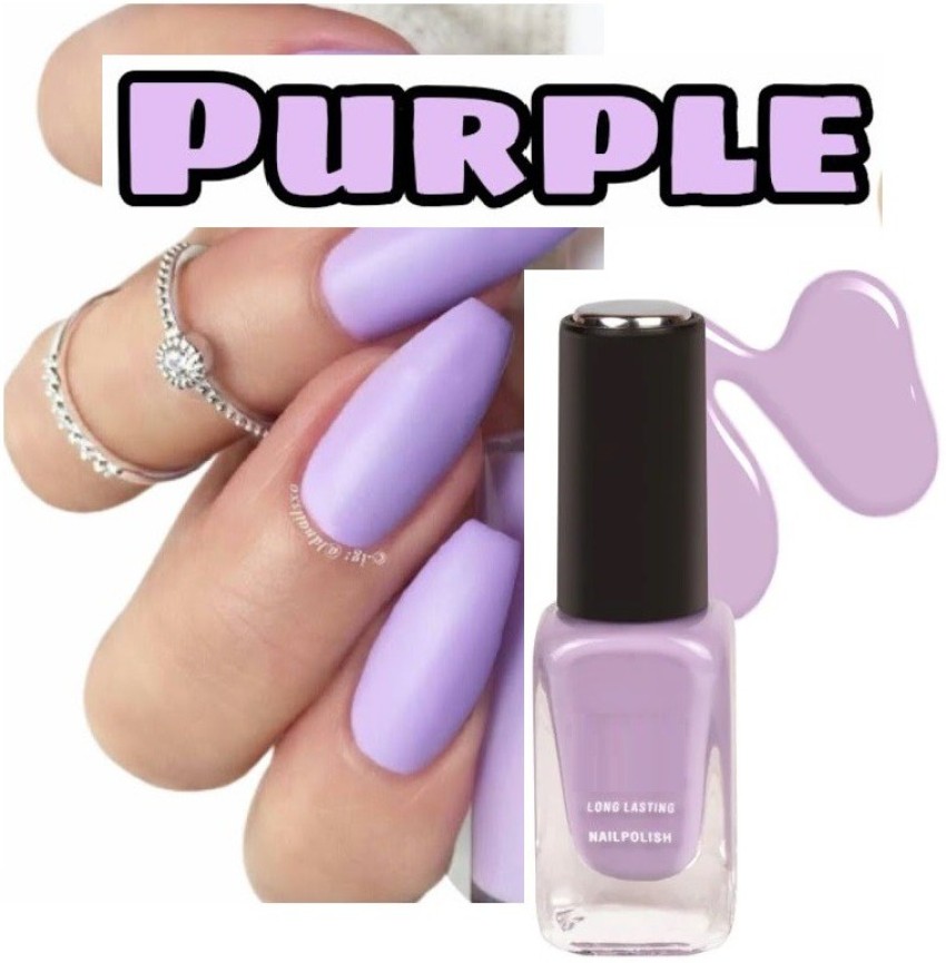 5 Feminine Charming Light Purple Nail Design Ideas