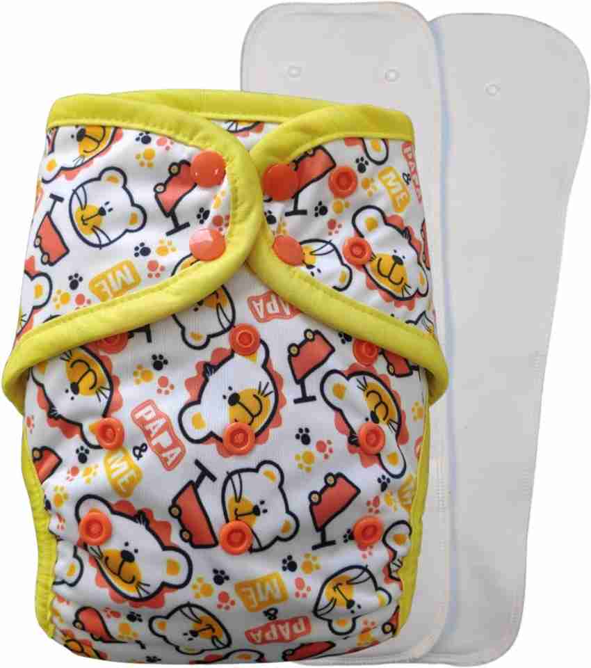 Smart Bums Infinity Aio Paw paw Bear with Organic Cotton Insert