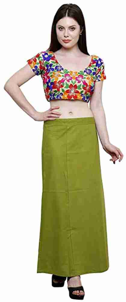 gosulbra fashion Saree Petticoat ( Waist-40 inch, Length-37 inch
