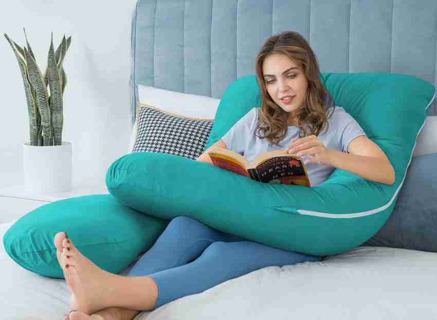 Linenovation Microfibre Solid Pregnancy Pillow Pack of 1 - Buy Linenovation  Microfibre Solid Pregnancy Pillow Pack of 1 Online at Best Price in India