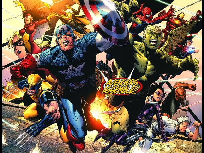 Poster Marvel - Avengers Assemble