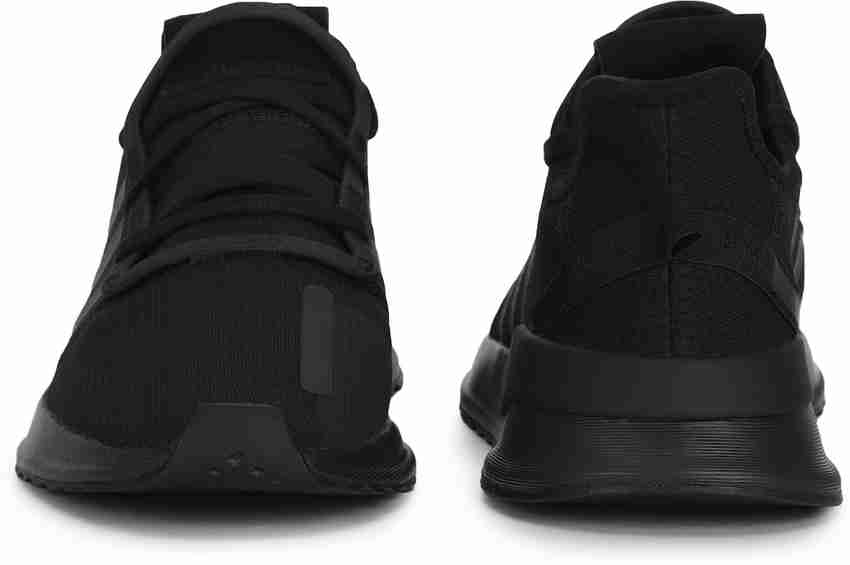 Adidas originals u_path run sneakers in triple black online