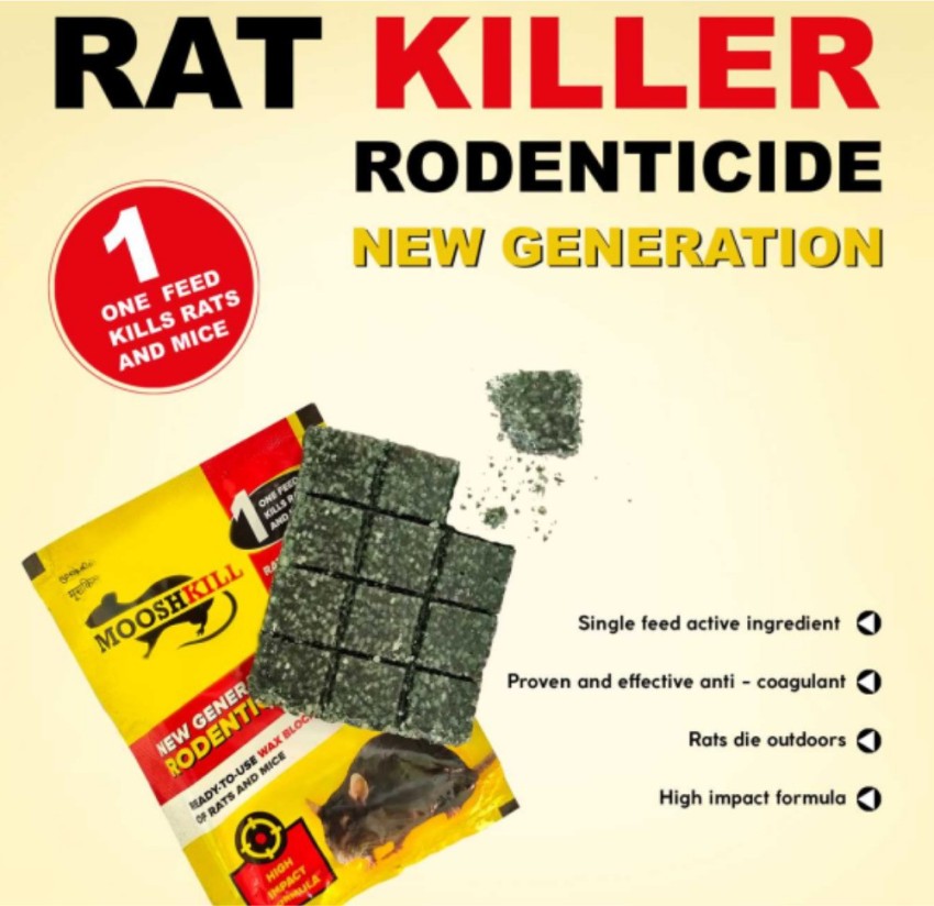 RATPHOS Rat Killer Cake | Rats Mostly Die Outside | Rat Kill Bait for Rat  and Rodent - Buy Baby Care Products in India | Flipkart.com