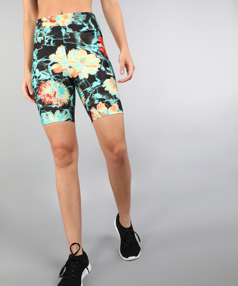 Floral bike shorts hotsell