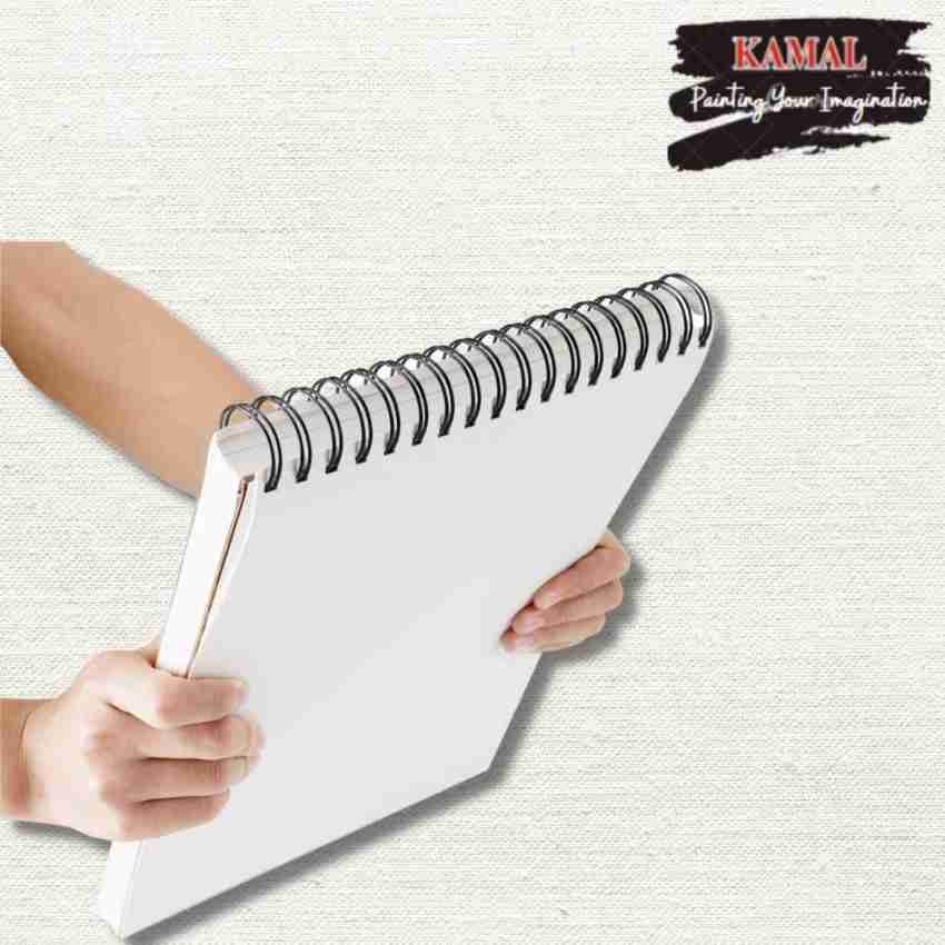 KAMAL A3 Drawing and Sketch Pad for Artists, 120LB/140GSM drawing pad, 50  Sheets/100 Pages Sketch Book for Alcohol Markers, solvent markers, pencils,  charcoal, pastels etc., Great Gift Idea Sketch Pad Price in