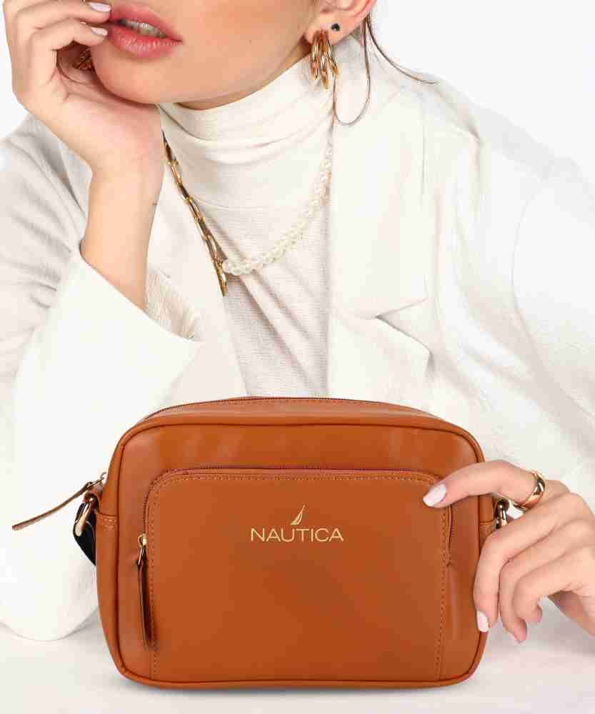 NAUTICA Tan Sling Bag NTSL4011TAN Tan Price in India Flipkart