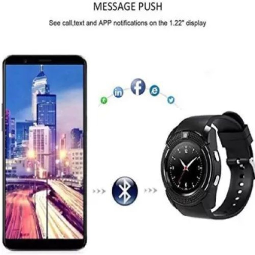 App smart watch online v8