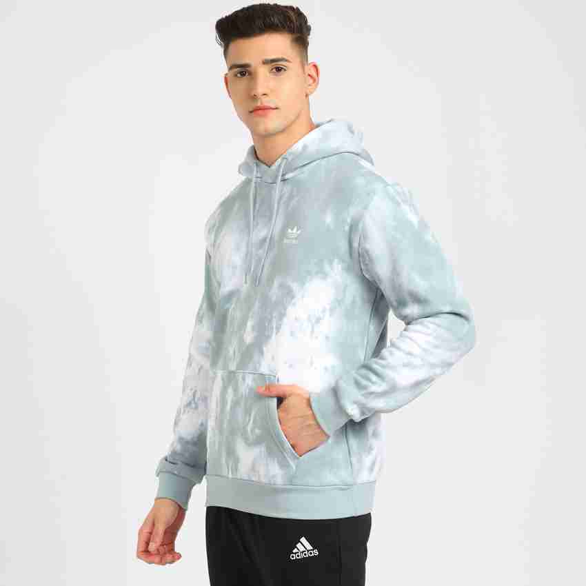 Adidas originals hoodie with sleeve print hot sale