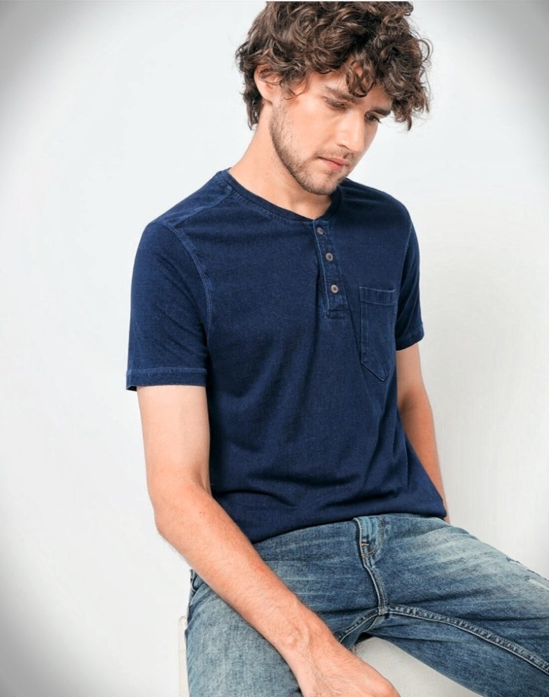 68% Off  Buy Henley T-Shirts For Men Online – TRIPR