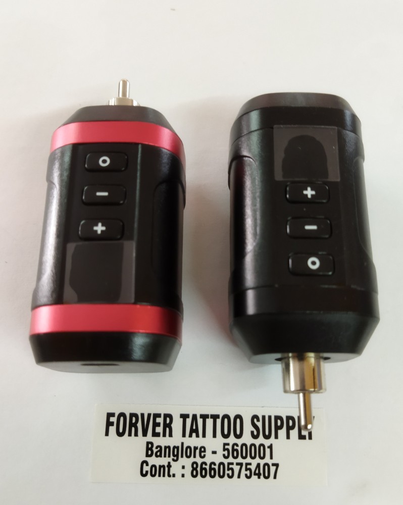 INKin Swiss Motor Grey Wireless Tattoo Pen Machine 1000mAh Battery Pack  Power Supply