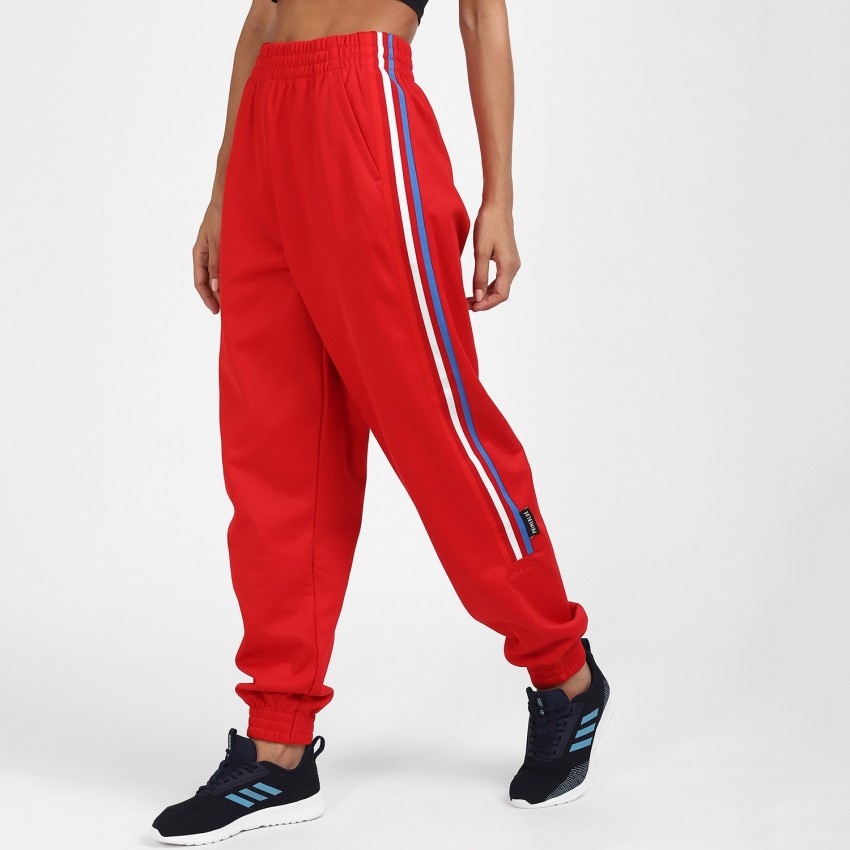 adidas Originals Womens Superstar Track Pants Vivid Red Large   Amazonin Shoes  Handbags
