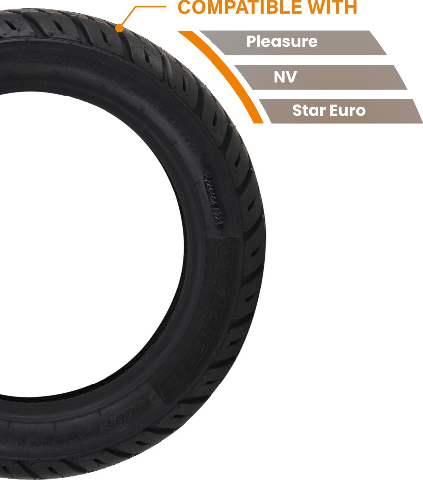 MICHELIN Pilot Street 2 TL 90 90 12 Front Rear Two Wheeler Tyre