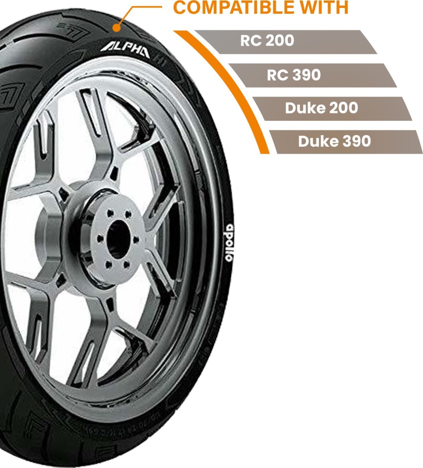 Duke 200 discount back tyre price