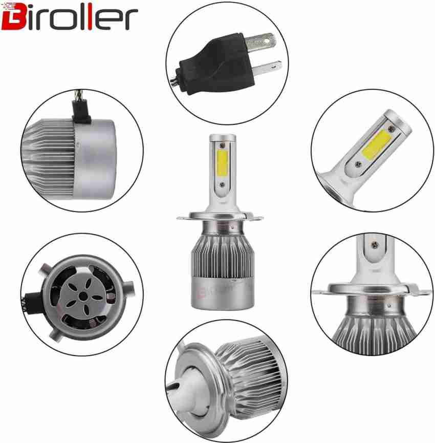 Biroller BRC6H7H C6 H7 COB LED Headlight Bulb 3800LM 6000K Car Headlamp  Conversion Kit Vehical HID Kit Price in India - Buy Biroller BRC6H7H C6 H7 COB  LED Headlight Bulb 3800LM 6000K