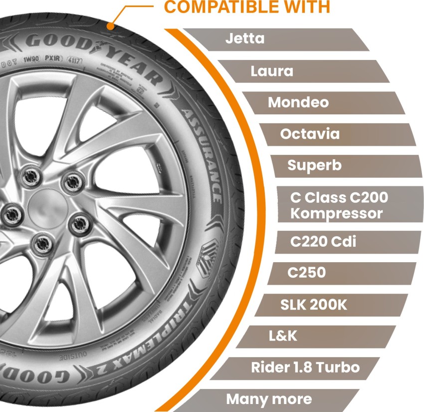 205/60 R16 Goodyear Assurance Triplemax Car Tyre Price