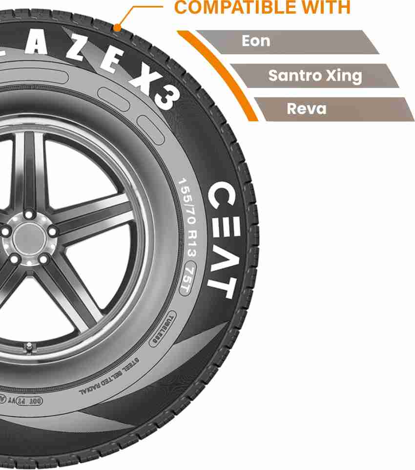 CEAT Milaze X3 4 Wheeler Tyre Price in India