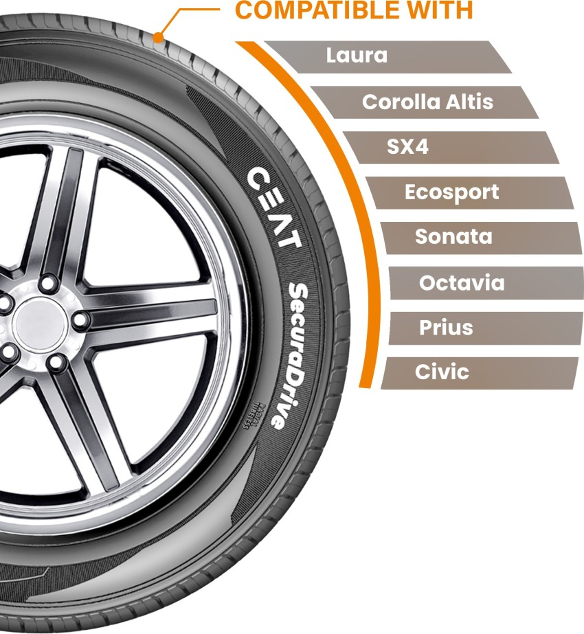 Buy Ceat Secura Drive 185/65 R15 88H Tubeless Car Tyre Online At Price ₹4801