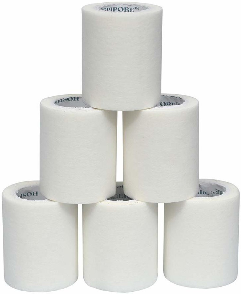 Ashopee Surgical Paper tape hospital clinic home 2 inch 5MTR 6 Rolls First  Aid Tape Price in India - Buy Ashopee Surgical Paper tape hospital clinic  home 2 inch 5MTR 6 Rolls