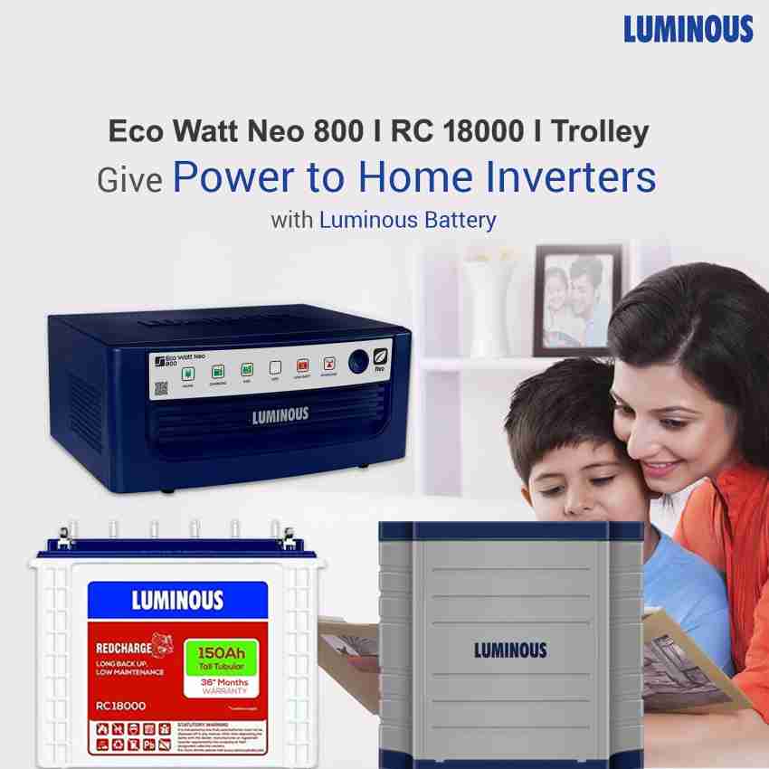 Eco Watt Neo 800 Luminous Inverter, For Home at Rs 3080/piece in